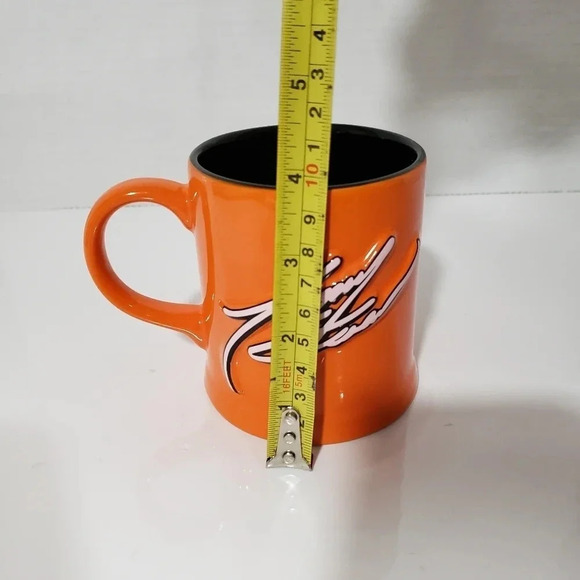 VTG,Tony Stuart #20 Orange/White/Black Signature Nascar Coffee Mug. - Picture 7 of 8